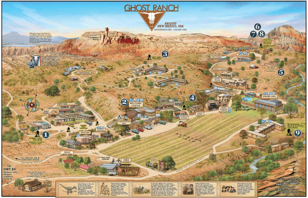 Map Ghost Ranch